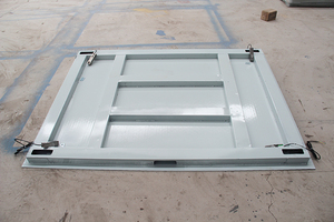 Fabrik direkt Verkauf Plattform Boden waage 1 Tonne mit Edelstahl anzeige - Product Image 3