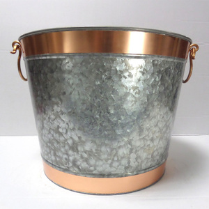 Vente chaude galvanisé seau à glace bière vin <span class=keywords><strong>champagne</strong></span> walker corona refroidisseur baignoire boire en métal - Product Image 1