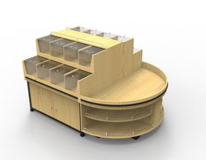 Giá để hàng siêu thị hai mặt, kệ gỗ, kệ trưng bày kẹo - Product Image 4