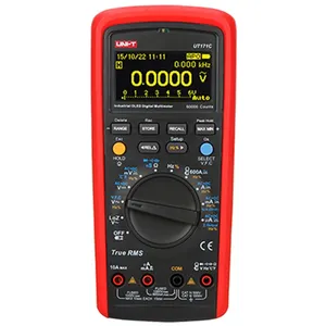 UNI-T UT171C profesyonel taşınabilir el endüstriyel dijital multimetre Ac Dc test cihazı kalıp Led ekran devre Ohm Tester