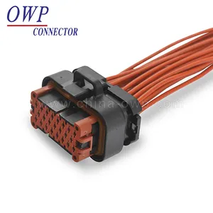 Conector de coche eléctrico de 23 Pines, conector de cable automático