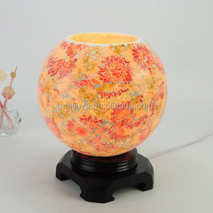 Quemador de cera aromática de vidrio de mosaico eléctrico para decoración turco MA235 - Product Image 5