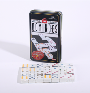 डबल <span class=keywords><strong>12</strong></span> रंग की प्लास्टिक <span class=keywords><strong>dominoes</strong></span> टुकड़े - Product Image 5