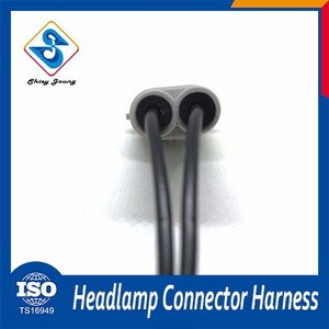 Professionnel Auto ampoule halogène de voiture 2 broches mâle femelle fil connecteur câblage de remplacement harnais - Product Image 3