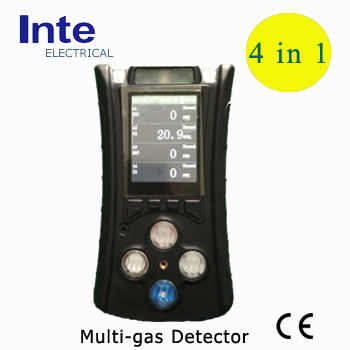 Portable 4 in 1 Multi Gas Detector