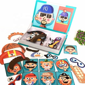 Đồ Chơi Trẻ Em Giả Vờ Đồ Chơi Câu Đố Từ Tính Đồ Chơi Trẻ Em 3D Câu Đố Hình Động Vật Xe Xiếc Bảng Vẽ Câu Đố Từ Tính - Product Image 2