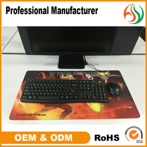 OEM Verwarmde Rubberen Polyester Gaming Muismat Op Maat Grote Bureaumat voor PC Gamers Premium Comfort Sublimatie Print Oppervlak - Product Image 4