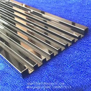 Precio de fábrica de acero inoxidable material de construcción decorativo de pared de metal de ajuste