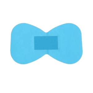 HY3302 <span class=keywords><strong>Blue</strong></span> Butterfly Bentuk Tahan Air PE dengan Terdeteksi Pad Perawatan Luka Perban Plester - Product Image 4