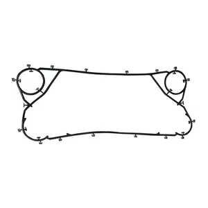 M10B Phe Gaskets For Plate Heat Exchanger and Evaporator