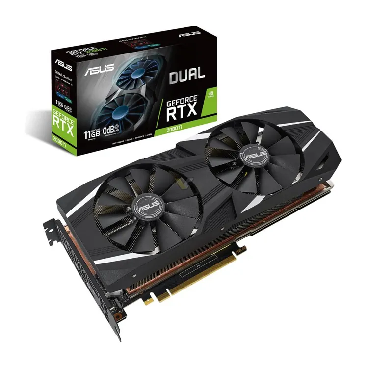 中古美品★ASUS GEFORCE RTX DUAL-RTX2080TI 11G Asus Dual DUAL-RTX2080TI-O11G GeForce RTX 2080 Ti Graphic