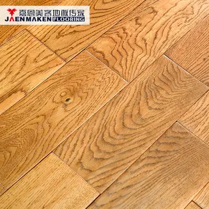 中国供应白色橡木实木地板价格