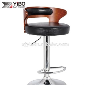 Usine Fait Populaire Super Doux Bas du Dos Chaise de Bar Avec Siège Rond - Product Image 1