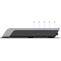 Station de charge multiple pour téléphones portables et tablettes Station de charge USB Station de charge intelligente rapide à 4 ports Dock pour ipad