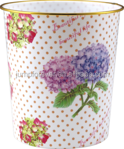 Poubelle simple en usine, poubelle ronde imprimée, corbeille de déchets - Product Image 4