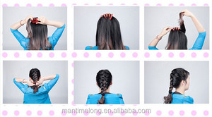 Pince porte-outil de tressage, pour coupe de cheveux, 1 pièce, accessoire pour faire des tresses à la française, éponge pour coiffeurs - Product Image 1