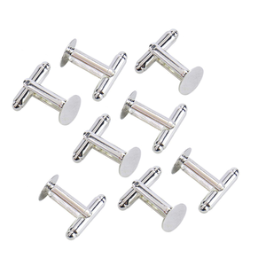 Ottone rilievo della colla in bianco <span class=keywords><strong>Gemelli</strong></span> in <span class=keywords><strong>argento</strong></span> - Product Image 2