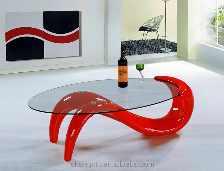 fancy high quality modern glass coffee table wholesale