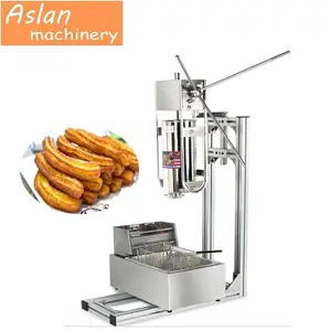 Manual Churros Making Machine Churros Forming Machine Jam Churros Maker Machine with Fryer