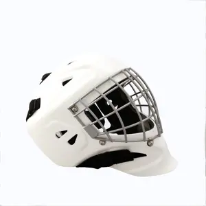 中国制造的猫眼冰球守门员头盔