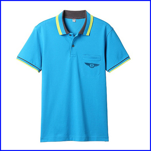 fabricante de ropa en China granel al por mayor de 60% algodón 40% poliéster camisa de polo de encargo - Product Image 1