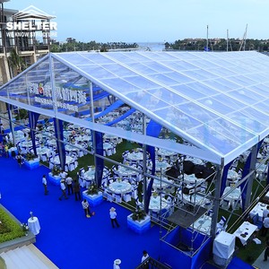 1000 Mensen Buiten Helder Dak Groot Chique Aluminium Evenementenmagazijn Bruiloft Feesttent - Product Image 2