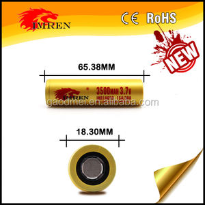 Li ion batterie nmc, IMREN 18650 3500 mah 30A 3,7 V IMR lithium-metall-batterien 18650 li-ion akku 3,7 v - Product Image 5