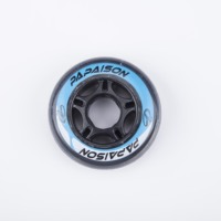 PAPAISON Roues de patins à roulettes d'extérieur en PU 82A à rebond élevé - Clignotantes et non-clignotantes 64/70/80mm