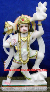 White Marble Hanuman God <b>Statue</b> - Product Image 1