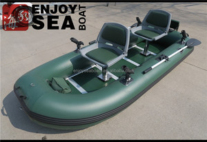 ¡2016 Summer dos personas inflables, barcos de <span class=keywords><strong>pesca</strong></span> con asientos rotatorios Army Green af-308 para la venta!¡!! - Product Image 1