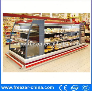 Équipement de réfrigération de supermarché refroidisseur ouvert à 4 côtés rideau d'air à plusieurs étages prix compétitif de l'armoire - Product Image 5