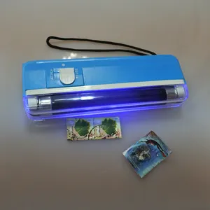 Détecteur de timbres-poste UV à ondes longues, ultraviolets, 4 Watts, lampe à lumière noire portative