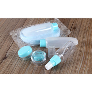 Tiktok offre spéciale vente en gros 7 pièces contenant de parfum emballage cosmétique ensemble de bouteilles de voyage en plastique - Product Image 5