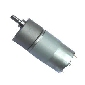 China supplier diameter 37mm high torque 25rpm dc micro electric brush gear motor for lawn mower DGB37-555