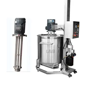 L & B Fabriek Verkoop Rvs Ss316l Hoge Shear Homogenisator Mixer Voor Het Maken Van Cosmetica