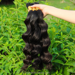 Cabello humano rizado de grado 8A, virgen euroasiática, <span class=keywords><strong>ondulado</strong></span>, trenzado a granel - Product Image 1