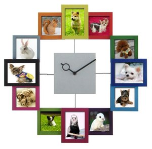 <span class=keywords><strong>Orologio</strong></span> da Parete in MDF a Forma di <span class=keywords><strong>Albero</strong></span> con Cornice Portafoto, <span class=keywords><strong>Orologio</strong></span> da Parete 3D per Soggiorno - Product Image 5