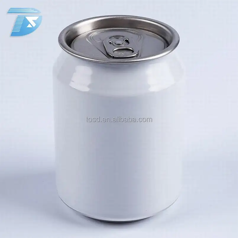 Venta al por mayor de 250ml de latas aluminio soda bebidas de cola puede vacío para energía bebida