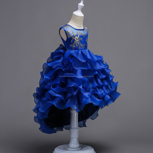 <span class=keywords><strong>Esmoquin</strong></span> Europeo de dama de honor Vestido de princesa El chico del vestido azul de fiesta. - Product Image 5