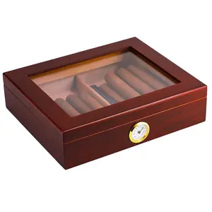 Hadiah Kerajinan Produk Kotak Cerutu Kayu Humidor