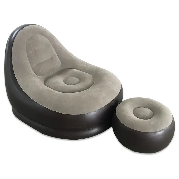 LC Gonfiabile Impero Sedia Mezzopunto Divano Letto Ultra Salotto PVC Sedile con Pouf