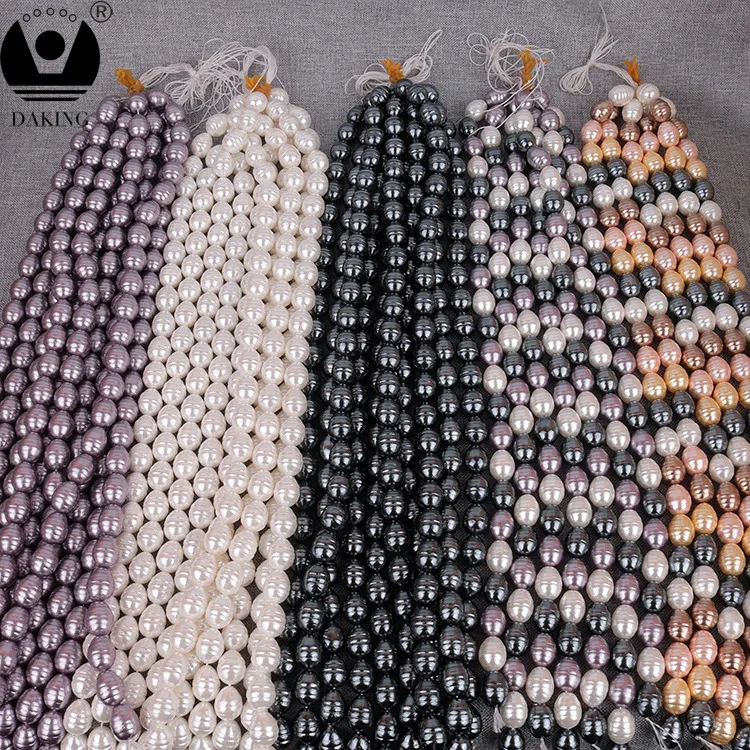 Perla naturale conchiglia 13*16mm perline con ciondolo a goccia d'acqua perline a foro pieno per gioielli fai-da-te accessori