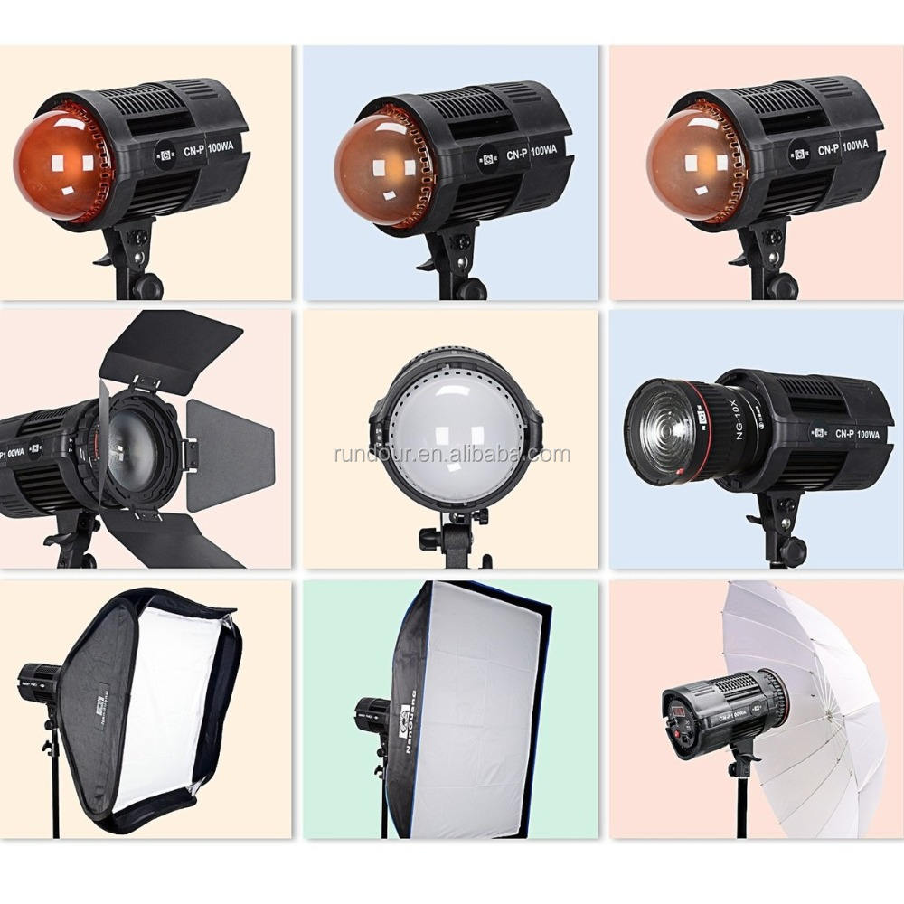 ハイパワーNanguang CN-100w cn-p100w Ledスタジオライト