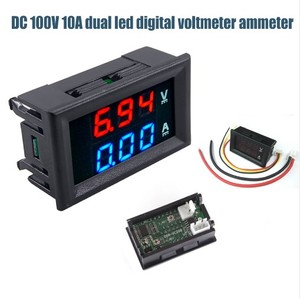 DSN-VC288 Dc 100V 10A Voltmeter Amperemeter Blauw + Rood Led Amp Dual Digitale Volt Meter Gauge Voltage Huidige Home gebruik Tool - Product Image 3
