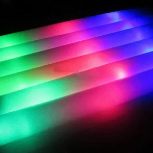 מותאם אישית LED זוהר קצף מקל זול Led שרביט מקל קצף לילה לרוץ להשתמש מהבהב Led מריע מקל