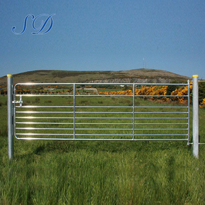 68 "alto 10x 10ft por inmersión en caliente galvanizado Panel de valla ciervo 5 Bar puertas de la puerta de la finca - Product Image 2