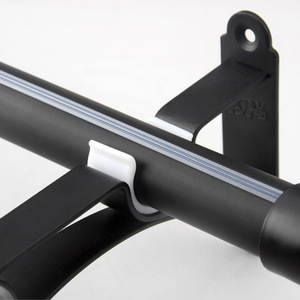 ZSTARR Asta <span class=keywords><strong>per</strong></span> Tende Classica in Lega di Alluminio con Staffa Facile da Installare, Tende <span class=keywords><strong>per</strong></span> Finestre di Alta Qualità con Anelli, Design Semplice - Product Image 6
