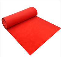 Tapis rouge personnalisé, tissu non tissé pour salon, célébration