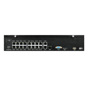 An Ninh Nhà Máy Tùy Chỉnh Phần Mềm 2 HDD Khe 16 Kênh PoE Port Tất Cả Trong Một Mạng <span class=keywords><strong>Video</strong></span> <span class=keywords><strong>Recorder</strong></span> 8MP 4K AI 16CH POE NVR - Product Image 3