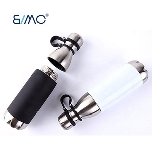 Taza de vacío de 500ml, doble pared, acero inoxidable 304, termos aislados para bebidas, botella de agua con asa de fácil transporte - Product Image 4